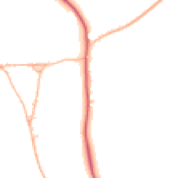 Daytime road noise heatmap for SP2 0PJ