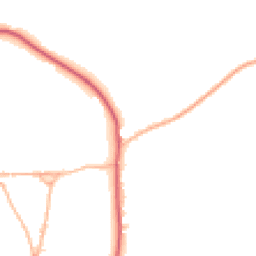 Daytime road noise heatmap for SP2 0PX