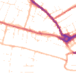 Daytime road noise heatmap for SP2 7FT