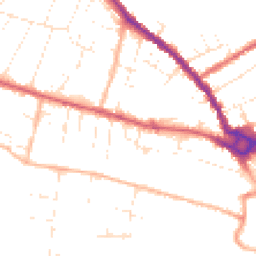 Daytime road noise heatmap for SP2 7FX
