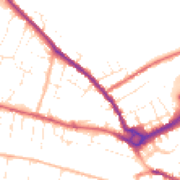 Daytime road noise heatmap for SP2 7LW