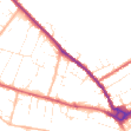 Daytime road noise heatmap for SP2 7NA