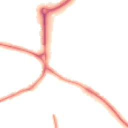 Night-time road noise heatmap for SP2 8AQ