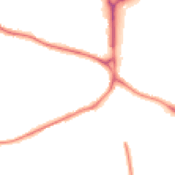 Night-time road noise heatmap for SP2 8EQ
