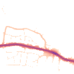 Daytime road noise heatmap for SP2 8FA