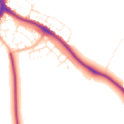 Daytime road noise heatmap for SP2 8FL
