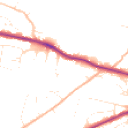 Daytime road noise heatmap for SP2 8PG