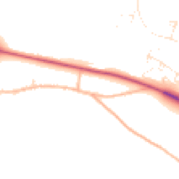 Daytime road noise heatmap for SP2 9AH