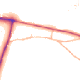 Daytime road noise heatmap for SP2 9AP