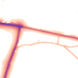 Daytime road noise heatmap for SP2 9ES