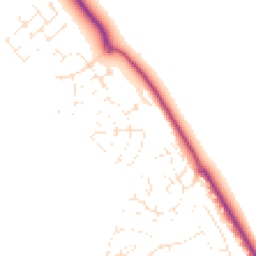 Daytime road noise heatmap for SP2 9FD