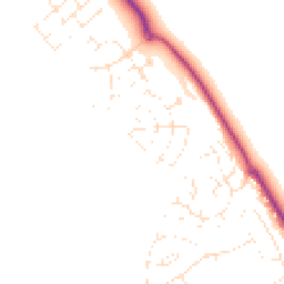 Daytime road noise heatmap for SP2 9FS