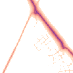 Daytime road noise heatmap for SP2 9GD