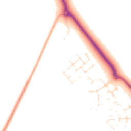 Daytime road noise heatmap for SP2 9GE