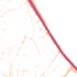 Daytime road noise heatmap for SP2 9JT
