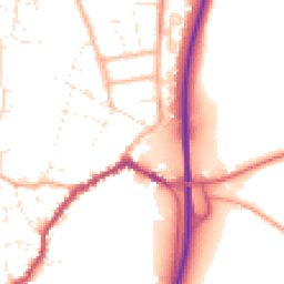 Daytime road noise heatmap for SP6 1AF