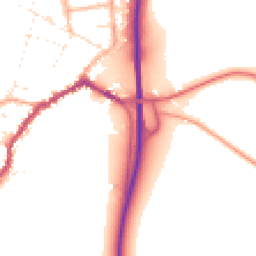 Daytime road noise heatmap for SP6 1AN