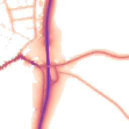Daytime road noise heatmap for SP6 1AP