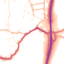 Daytime road noise heatmap for SP6 1AS