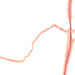 Night-time road noise heatmap for SP6 1AY