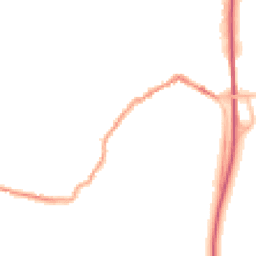 Night-time road noise heatmap for SP6 1BF