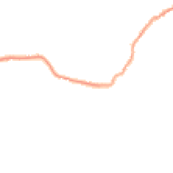 Night-time road noise heatmap for SP6 1BL