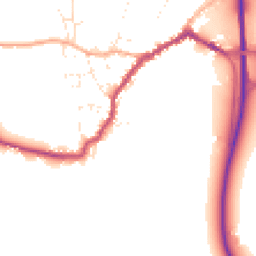 Daytime road noise heatmap for SP6 1BQ