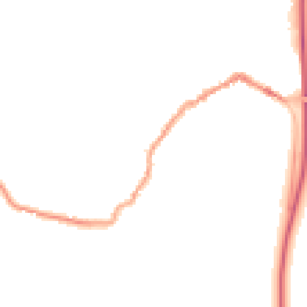 Night-time road noise heatmap for SP6 1BS
