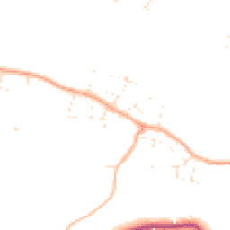Daytime road noise heatmap for SP6 1DF