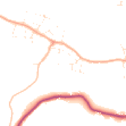 Daytime road noise heatmap for SP6 1DJ