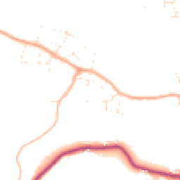 Daytime road noise heatmap for SP6 1DQ