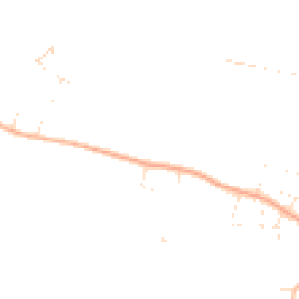 Daytime road noise heatmap for SP6 1DT