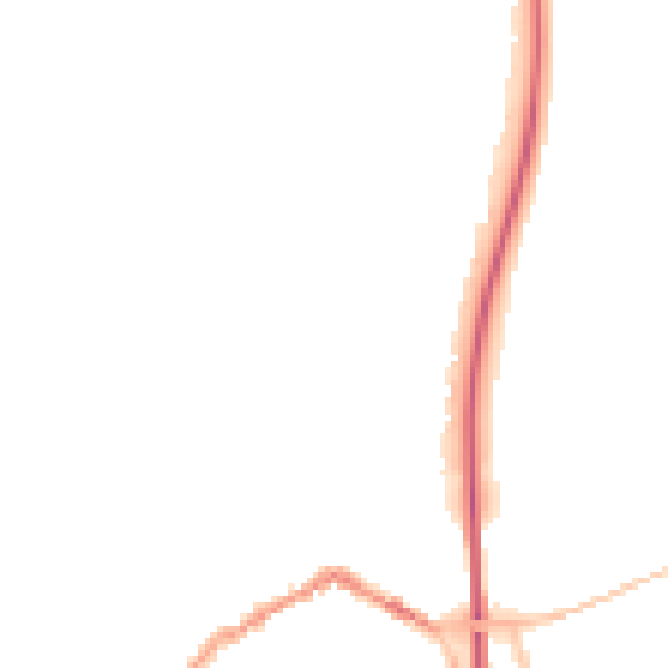 Night-time road noise heatmap for SP6 1EJ