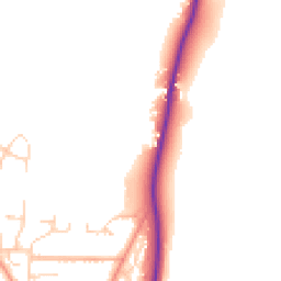 Daytime road noise heatmap for SP6 1FS