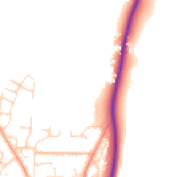 Daytime road noise heatmap for SP6 1FT