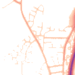 Daytime road noise heatmap for SP6 1HD