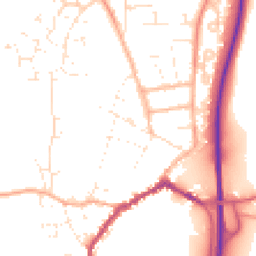 Daytime road noise heatmap for SP6 1HU