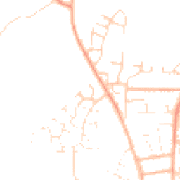 Daytime road noise heatmap for SP6 1LD