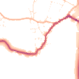 Daytime road noise heatmap for SP6 1NR