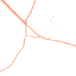 Daytime road noise heatmap for SP6 1PJ