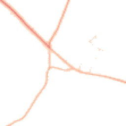 Daytime road noise heatmap for SP6 1PW
