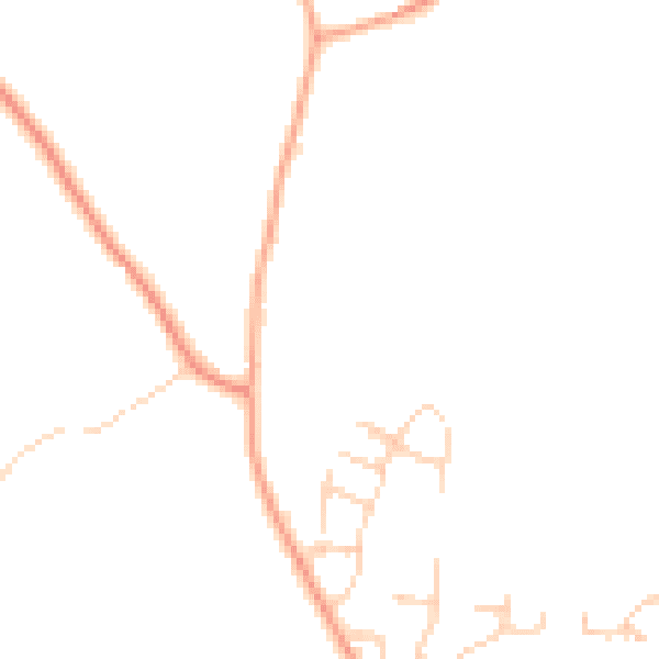 Daytime road noise heatmap for SP6 1QX