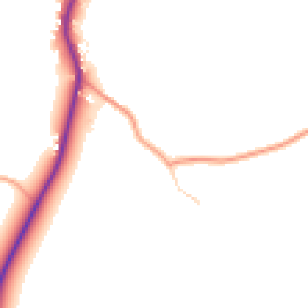 Daytime road noise heatmap for SP6 2AE