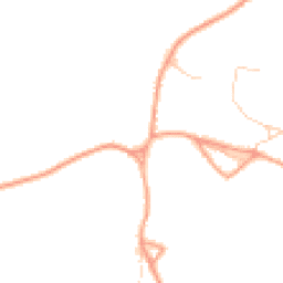 Daytime road noise heatmap for SP6 2AQ
