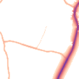 Daytime road noise heatmap for SP6 2BP