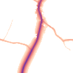 Daytime road noise heatmap for SP6 2ED