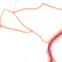 Daytime road noise heatmap for SP6 2EJ
