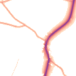 Daytime road noise heatmap for SP6 2EL