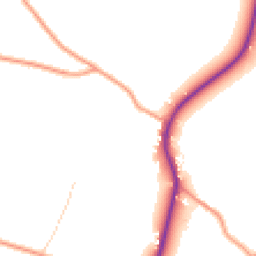 Daytime road noise heatmap for SP6 2EN