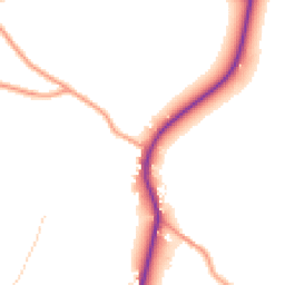 Daytime road noise heatmap for SP6 2EQ